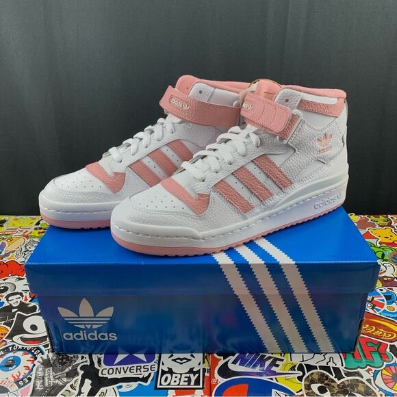 Adidas Forum 84 Mid Pink Womens Various Sizes - Picture 1 of 14